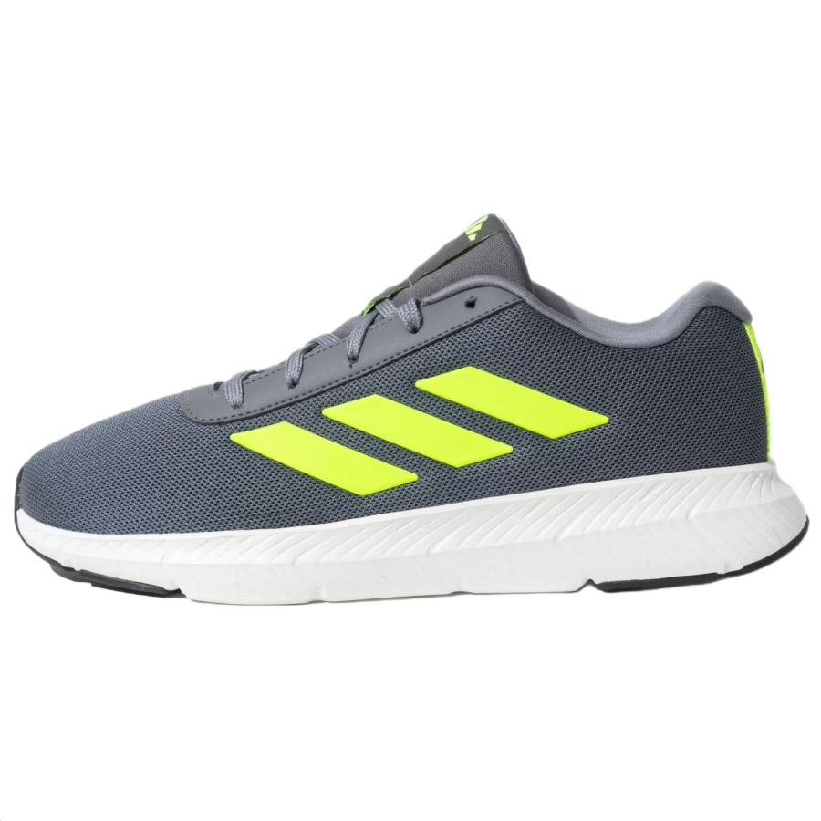 Adidas Adidas Abrasion Resistant Breathable Running Shoes Women's Gray Yellow
