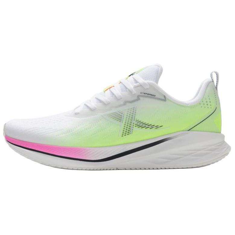 XTEP 5.0LITE Slip Resistant Abrasion Resistant Low top Training Running Shoes Men's White Green