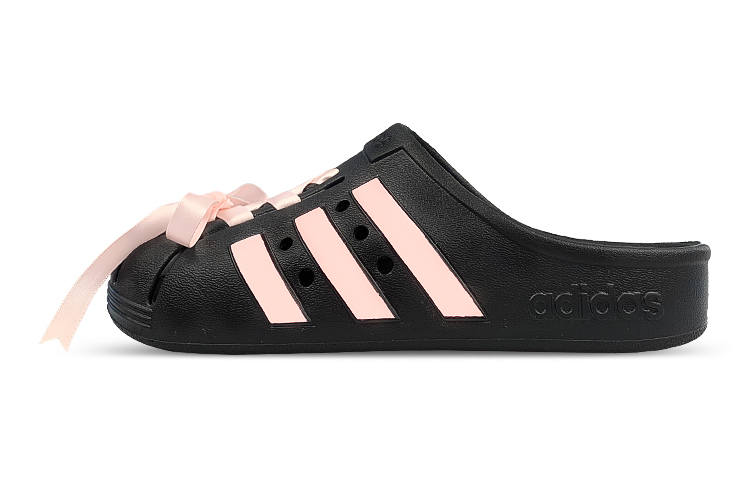 Adidas Adidas Adilette Closed Toe Slippers Unisex Black Pink