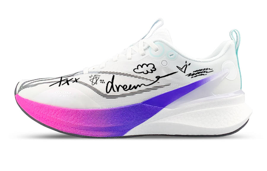 Li-Ning Li Ning Red Hare 8PRO Running Shoes Men's Low Top White/Black/Purple/Pink
