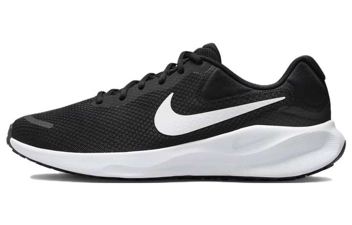 Nike Nike REVOLUTION 7 Fabric Breathable Low top Casual Running Shoes Men's Black