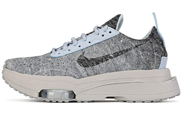Nike Nike Air Zoom Type Comfortable Mesh, Textile Breathable Low top Casual Running Shoes Women's Gray
