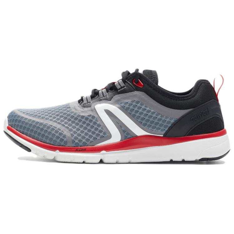 DECATHLON Soft 540 Slip Resistant, Abrasion Resistant, Breathable Low top Running Shoes Men's Gray Black