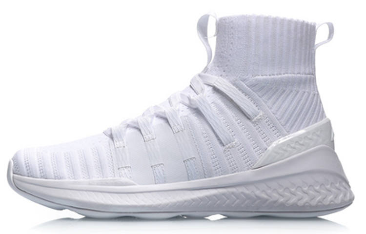 Li-Ning Li Ning Wujie Slip Resistant Abrasion Resistant Slip Resistant Abrasion Resistant High top Sports Casual Shoes Women's