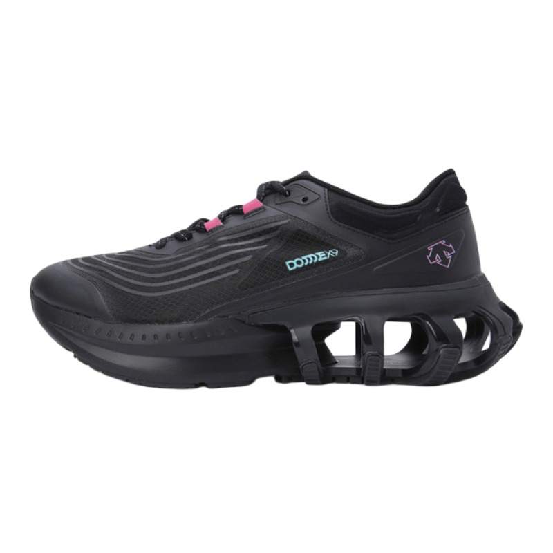 DESCENTE Cushioning Slip Resistant Cushioning Slip Resistant Low top Running Shoes Unisex Black