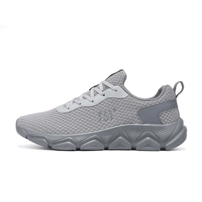 361° Abrasion Resistant, Breathable, Lightweight Low top Casual Running Shoes Men's Recycling Gray Graphite Gray