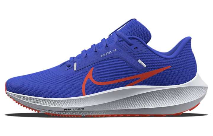 Nike Nike Air Zoom Pegasus 40 Athleisure Slip Resistant Abrasion Resistant Low top Running Shoes Men's Blue