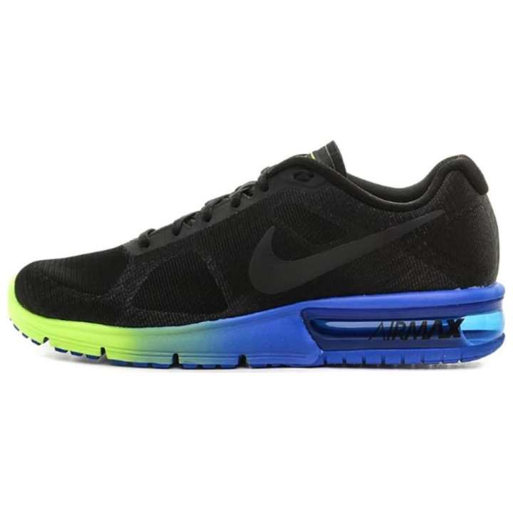 Nike Nike Air Max Sequent Cushioning Low top Running Shoes Men's Black