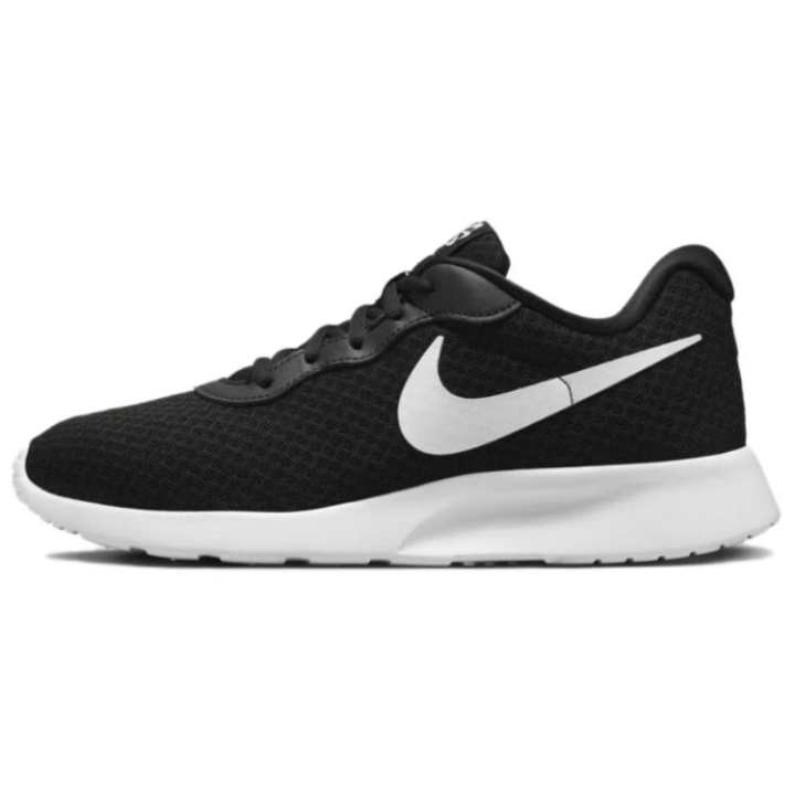 Nike Nike Tanjun EasyOn Breathable Low top Casual Running Shoes Unisex Black