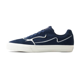 GOLUCK Cushioning Abrasion Resistant Low top German Army Trainers Unisex Navy Blue