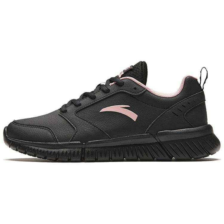 Anta Running Collection Cushioning Slip Resistant Cushioning Slip Resistant Low top Running Shoes Women's Black Pink