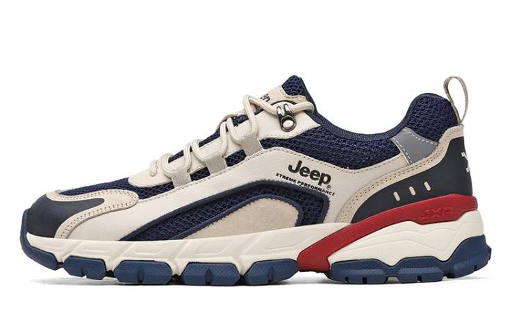 Jeep Cushioning Abrasion Resistant Waterproof And Breathable Balance Lightweight Low top Casual Running Shoes Unisex
