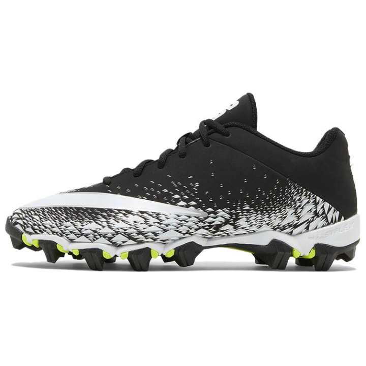 Nike Nike Fabric Slip Resistant Abrasion Resistant Soccer Shoes Men's Black White