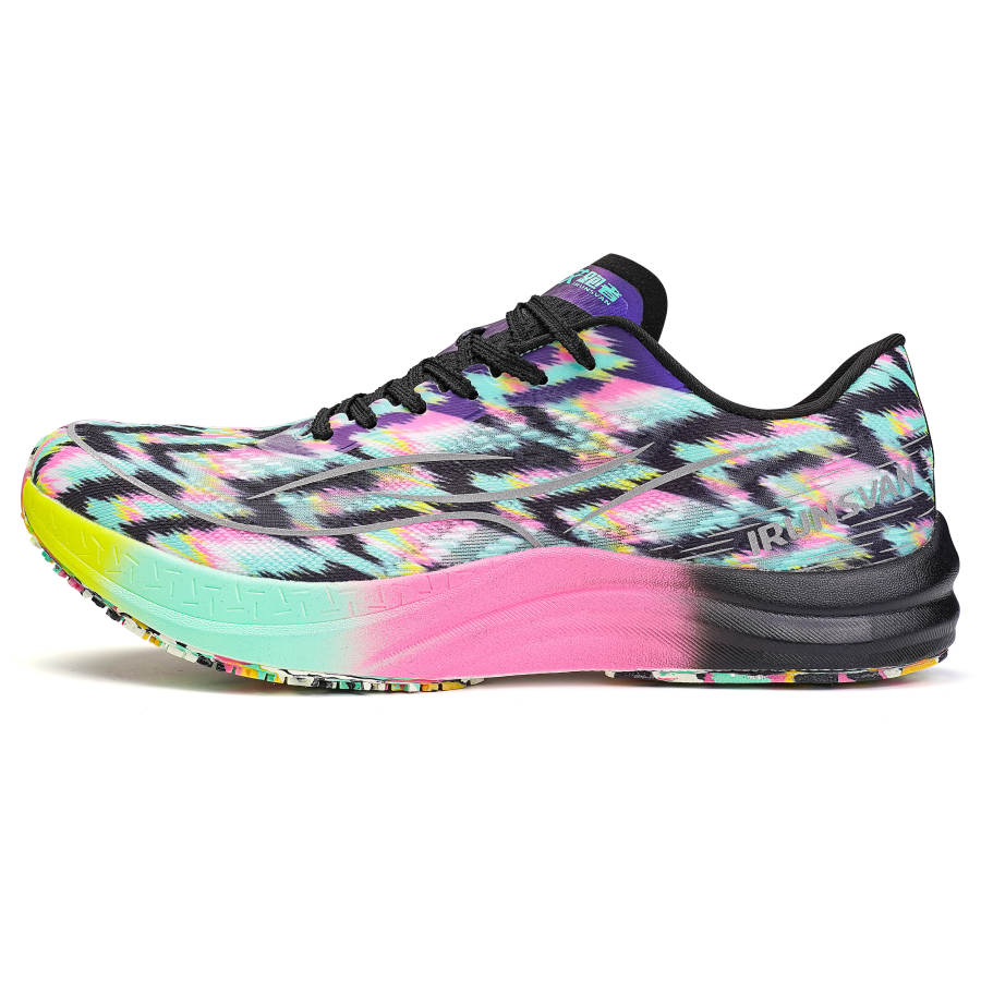 IRUNSVAN IRUNSVAN Running Shoes Unisex Black Shiny Multicolor