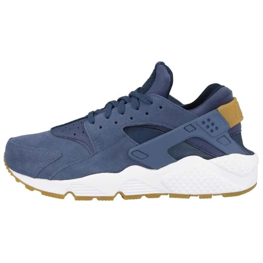 Nike Nike Air Huarache Sports Abrasion Resistant Breathable Abrasion Resistant Breathable Low top Running Shoes Women's Blue