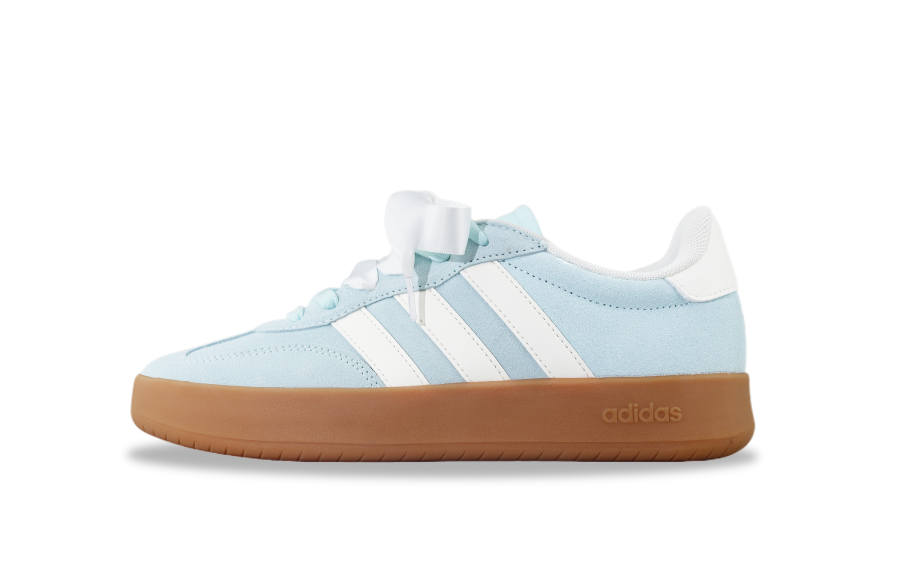 Adidas Adidas BARREDA Slip Resistant Abrasion Resistant Low top Skateboard Shoes Unisex White Blue