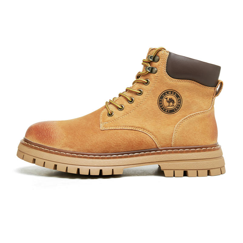 CAMEL CAMEL Combat Boots 4cm Women's Gold