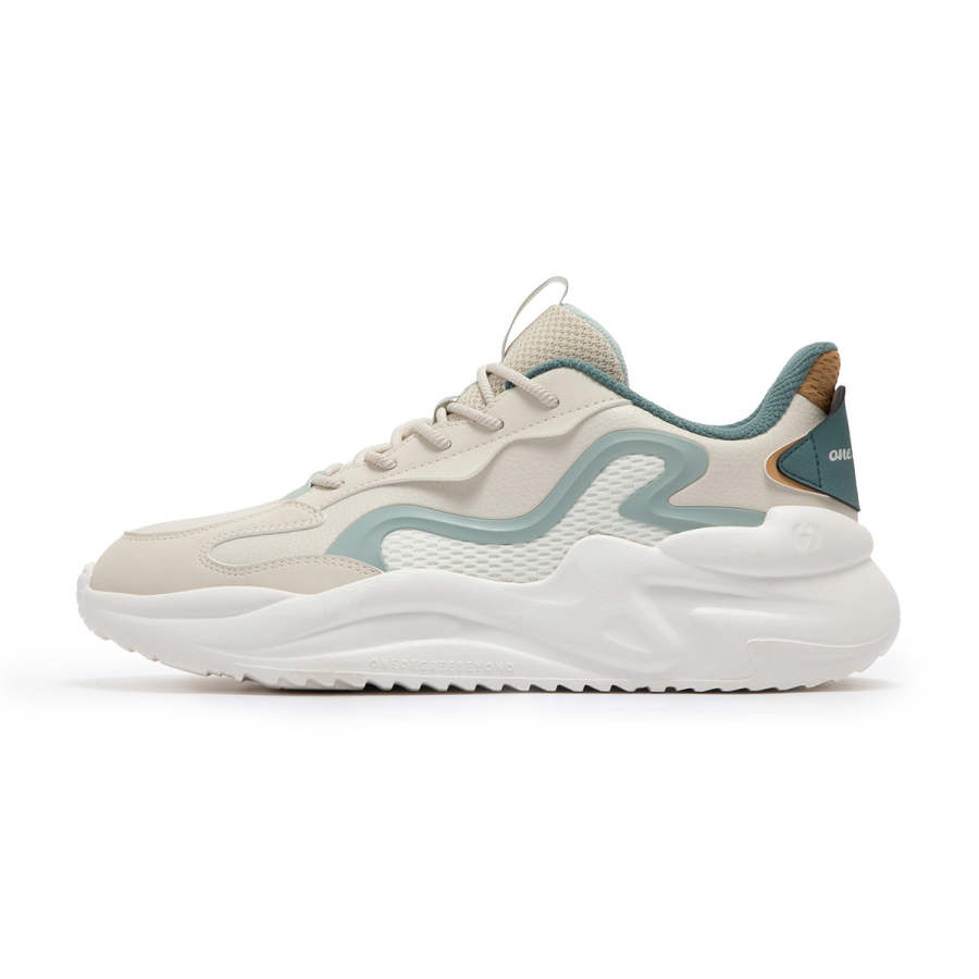 361° Cloud Comfort 3.0 Cushioning Breathable Cushioning Breathable Low top Casual Shoes Men's Beige Green