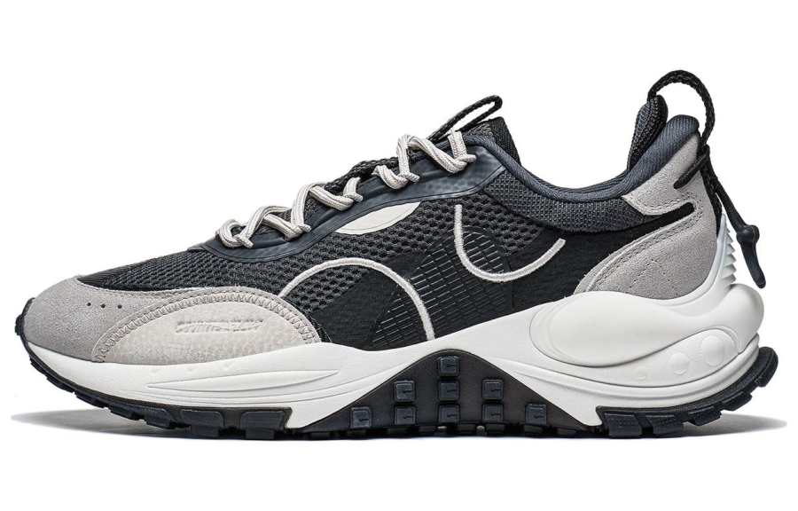 Li-Ning Li Ning CF Casual Shoes Men's Low Top Black/Gray