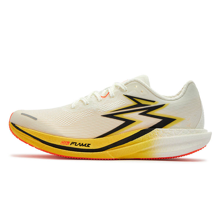 361° Blitz Speed 4 Pro Mesh Low top Casual Physical Fitness Test & Exam Racing Running Shoes Unisex White Yellow