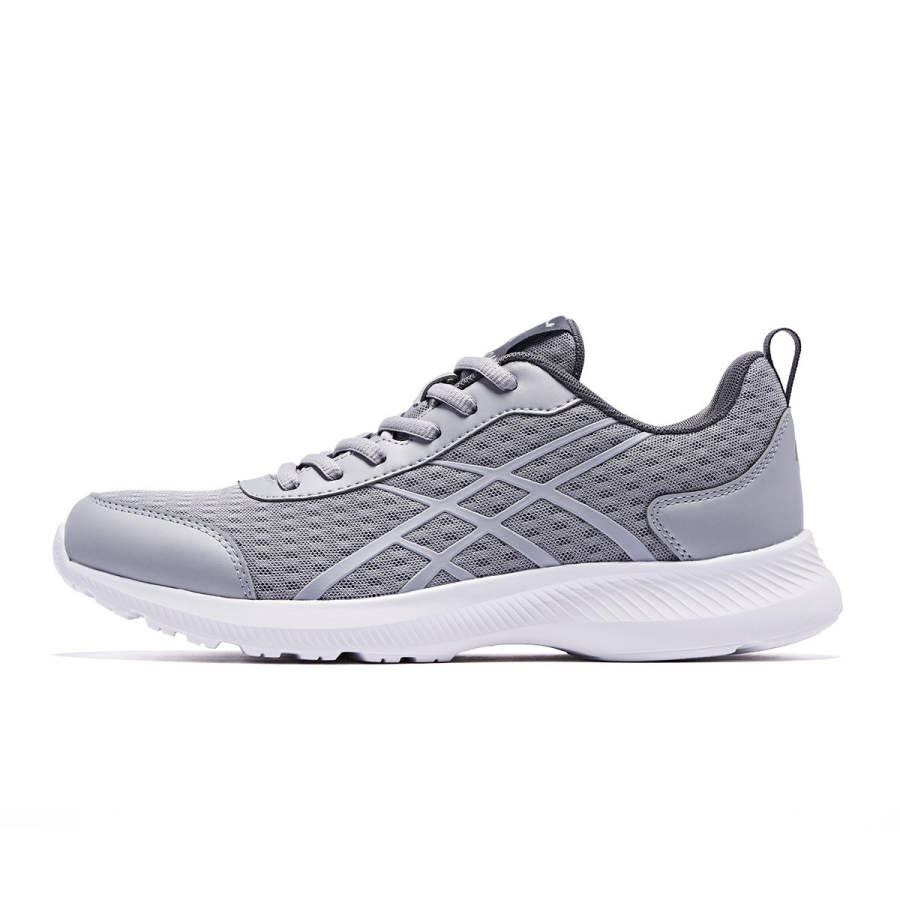 QIAODAN Cushioning Abrasion Resistant Cushioning, Wear Resistant Low top Casual Running Shoes Men's Gray