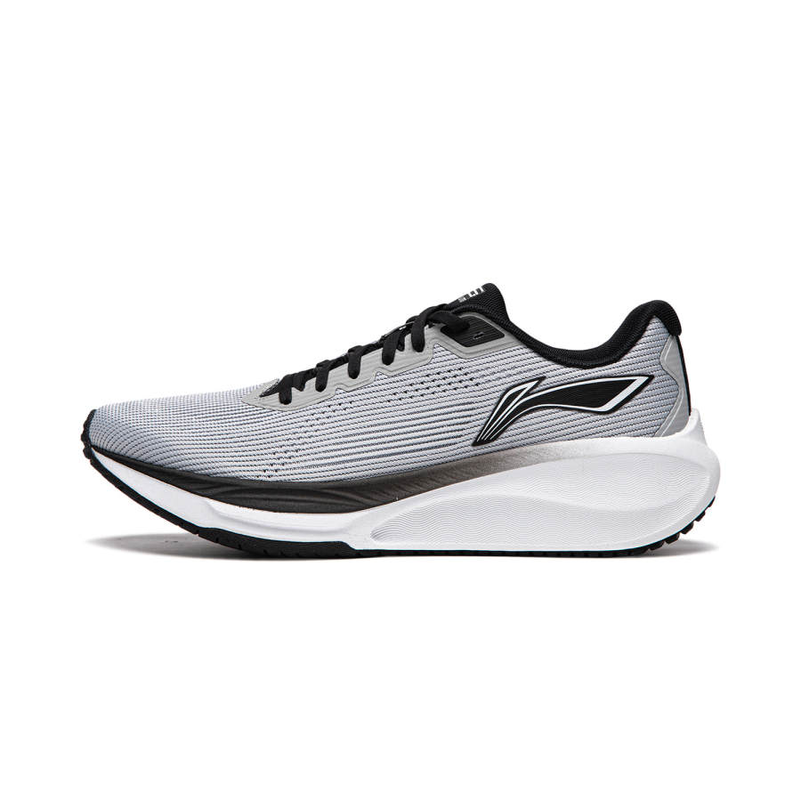 Li-Ning LiNing Wuyue 2.0 Cushioned Slip Resistant Abrasion Resistant Breathable Low Top Sprint Running Shoes Men's Mist Gray