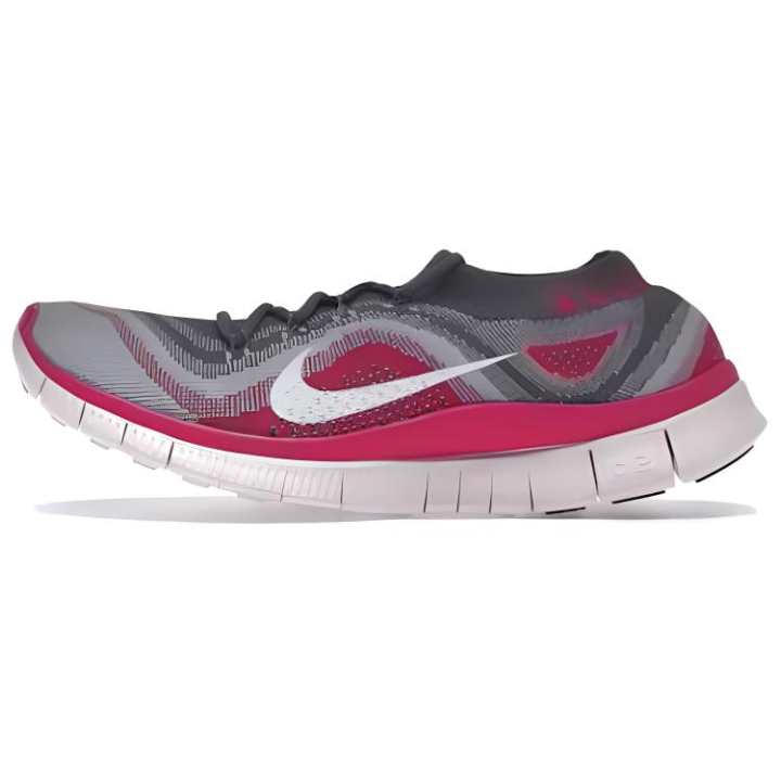 Nike Nike Free Flyknit 5 Grey Pink Foil Women's