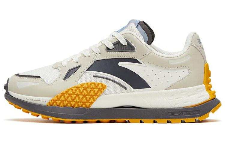 Anta Champion, Star 202 Slip Resistant Abrasion Resistant Low top Sports Casual Shoes White Gray