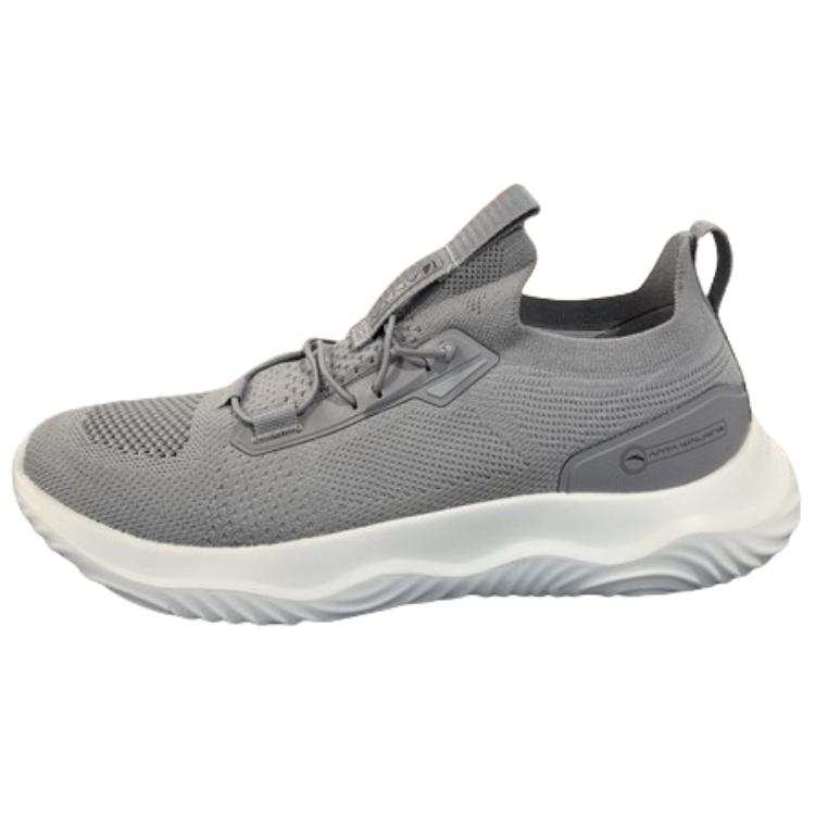 Anta Cushioning Slip Resistant Abrasion Resistant Low top Training Running Shoes Men's Gray