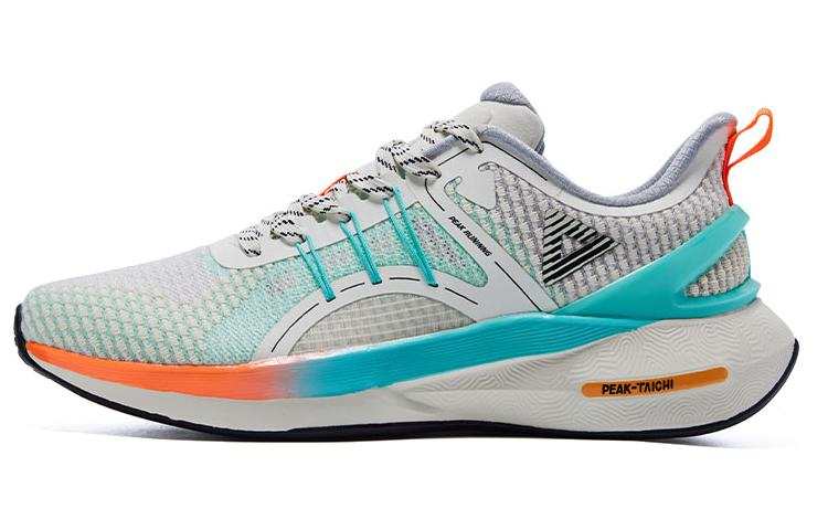 PEAK Aurora Cushioning Slip Resistant Abrasion Resistant Breathable Low top Running Shoes Men's Ecru