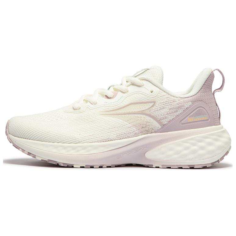 361° Cushioning Slip Resistant Low top Casual Running Shoes Women's White Pink Purple