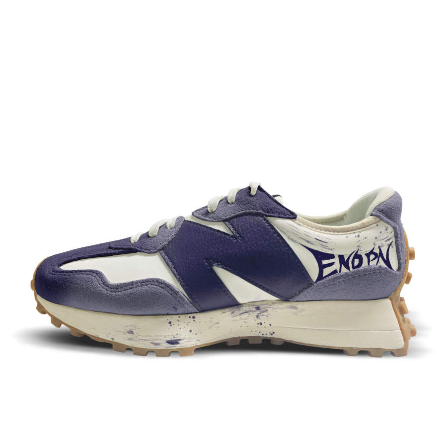 New Balance New Balance NB 327 Cushioning, Wear Resistant Low top Casual City Commuting Running Shoes Unisex Purple