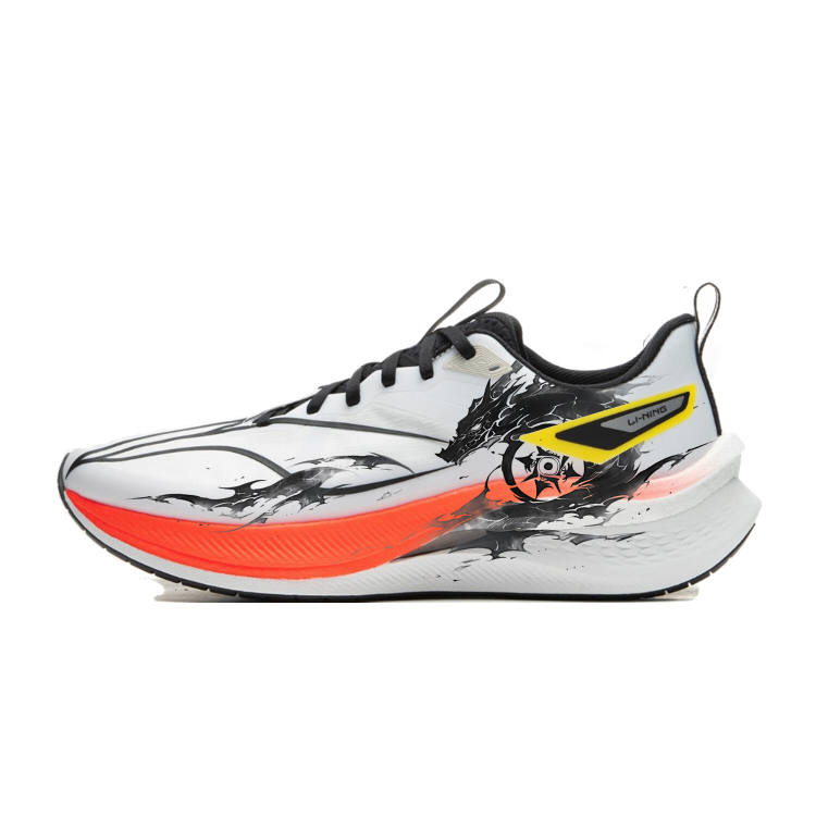 Li-Ning Li Ning Red Hare 7 Pro Cushioning Slip Resistant Breathable Low top Casual Running Shoes Men's White