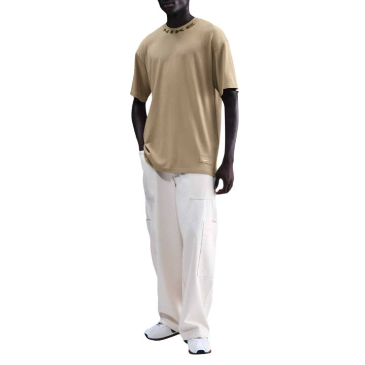 Nike Nike Sportswear T Shirts Men's Parachute Beige Crew Neck Moderate