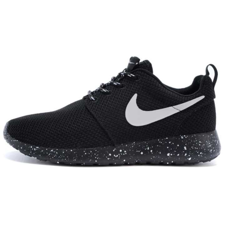 Nike Nike Roshe Run Black White Speckled Sole Women's