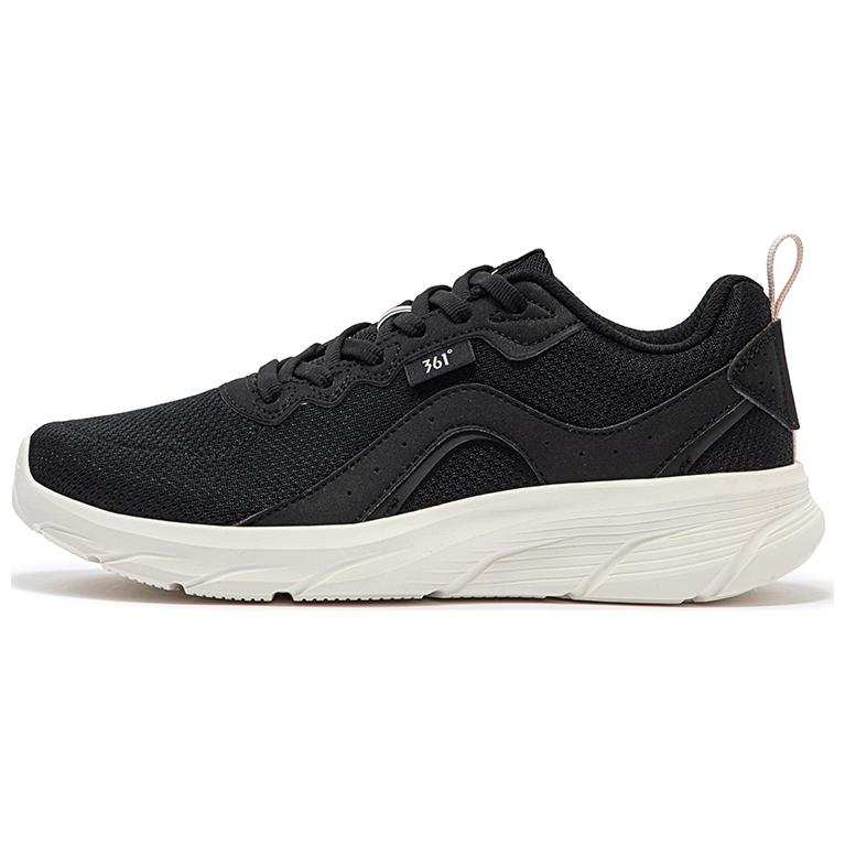 361° Versatile Cushioning Slip Resistant Abrasion Resistant Low top Running Shoes Women's Black White