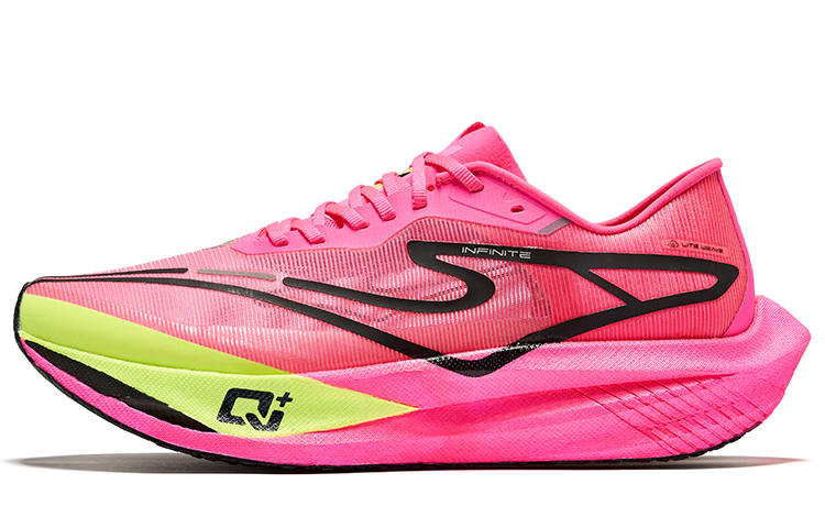 Erke Cyan Realm 2.0 Cushioning Rebound Low top Double Layer Qi Technology Midsole Marathon Sprint Racing Running Shoes