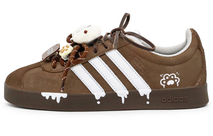 Adidas Adidas Vl Court Classic Crow Craft, Cocoa Cat Coffee Low top German Army Trainers Unisex Brown