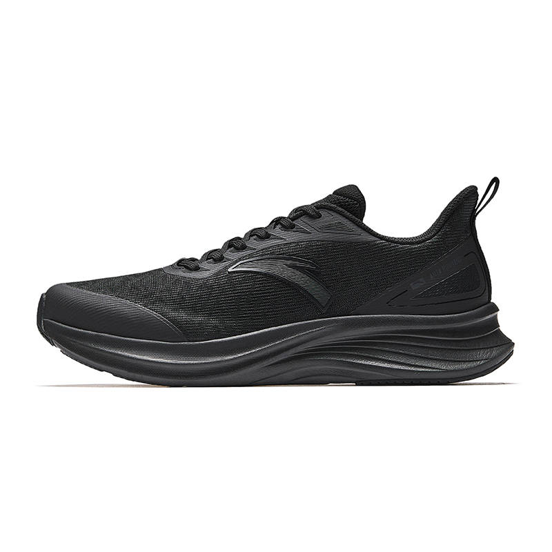 Anta X Robert Geller Abrasion Resistant Lightweight Rebound Low top Casual Running Shoes Men's Basic Black