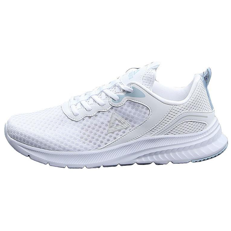 PEAK Slip Resistant, Breathable, Lightweight Low top Running Shoes Men's All White
