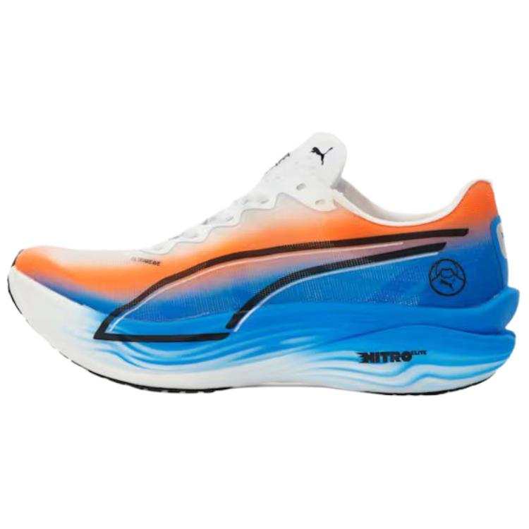 PUMA PUMA Deviate NITRO Elite 3 Lightweight Running Shoes Men's White Orange Blue