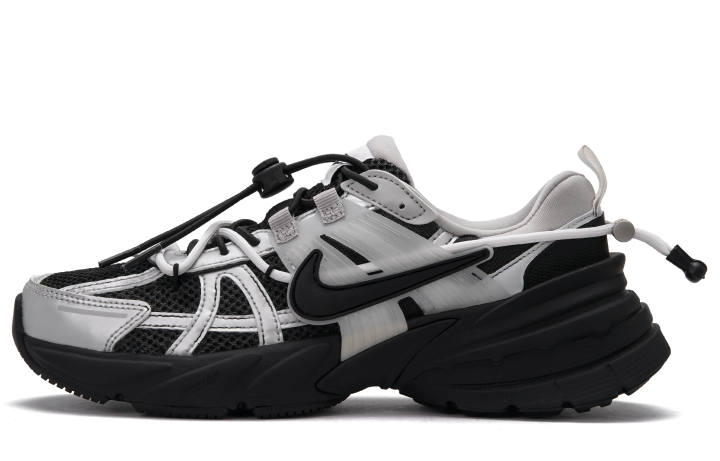 Nike Nike V2K Run Low top Running Shoes Unisex Black White