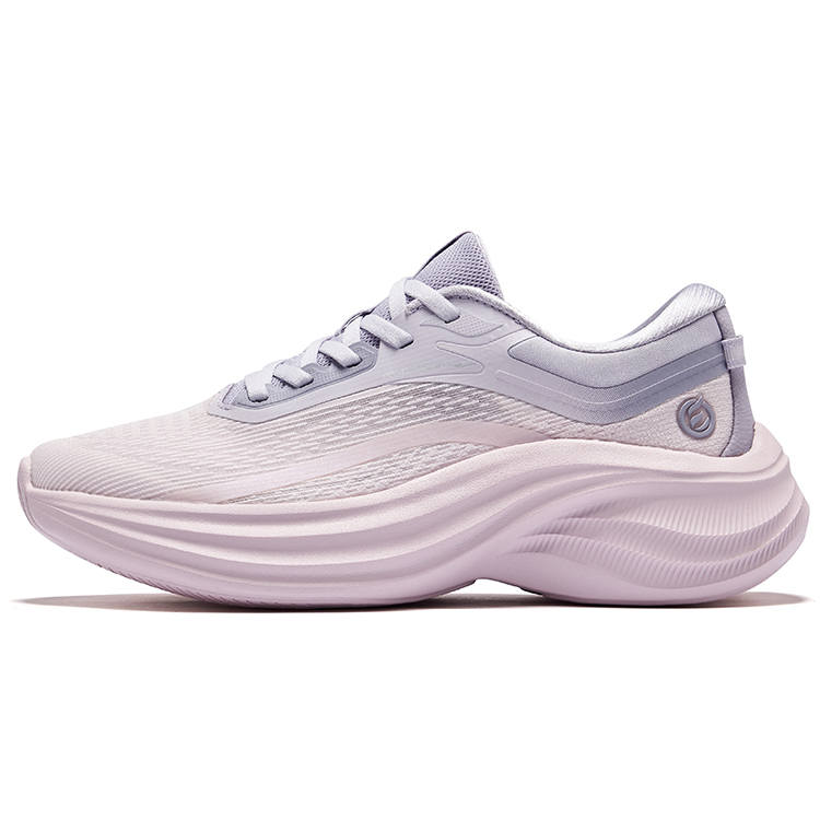 Erke Cushioning Rebound Cushioning Rebound Low top City Commuting Running Shoes Women's Dawn Pink Galactic Purple