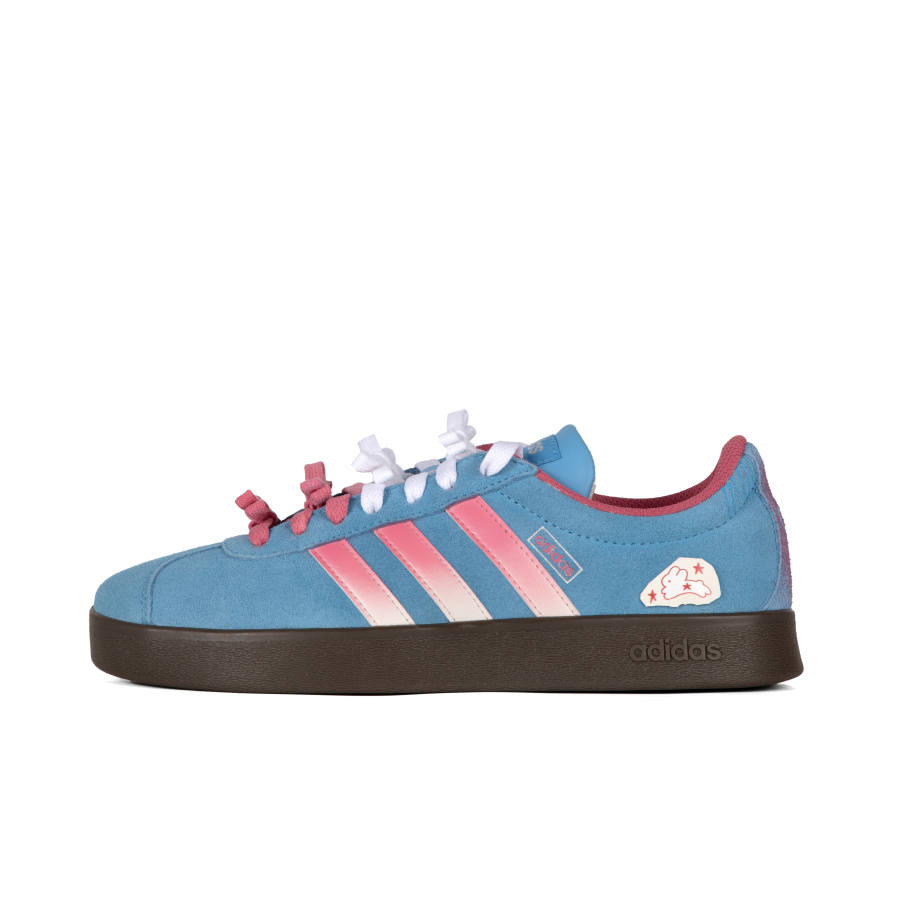 Adidas Adidas VL COURT 2.0 Low top Skateboard Shoes Unisex Blue Pink