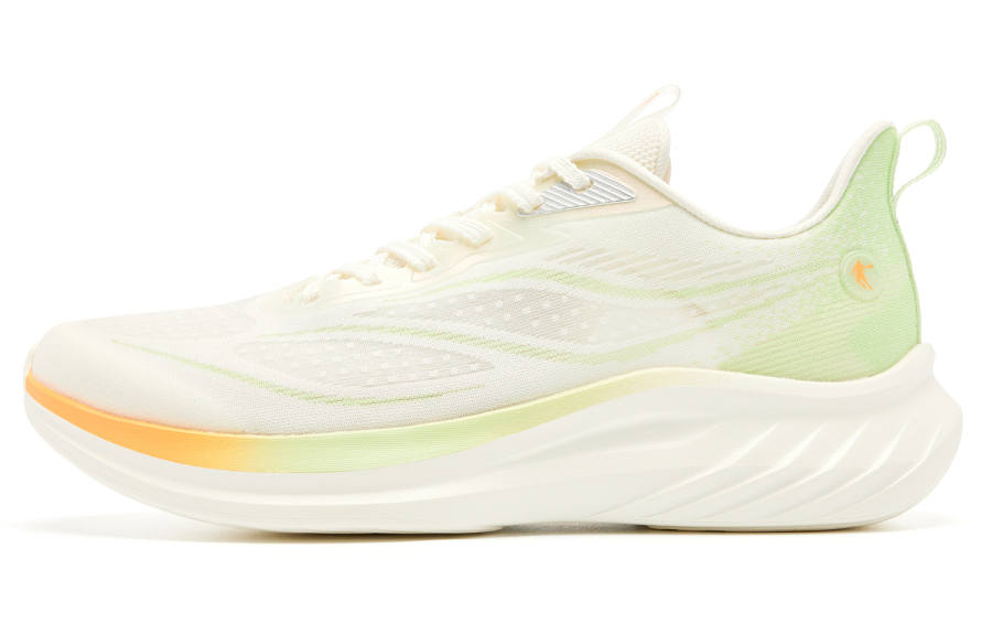 QIAODAN Light Speed 5.0LITE Low top Casual Training Running Shoes Men's White Green