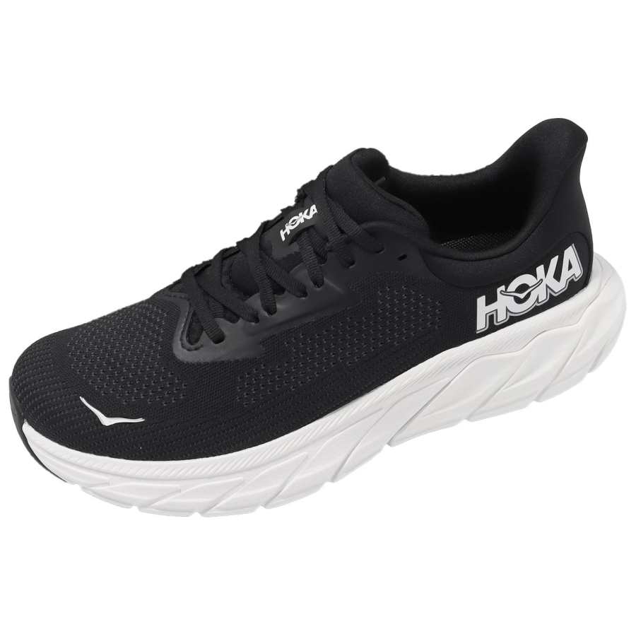 HOKA ONE ONE Arahi 7 Slip Resistant Slip Resistant Low top Running Shoes Women's Black White
