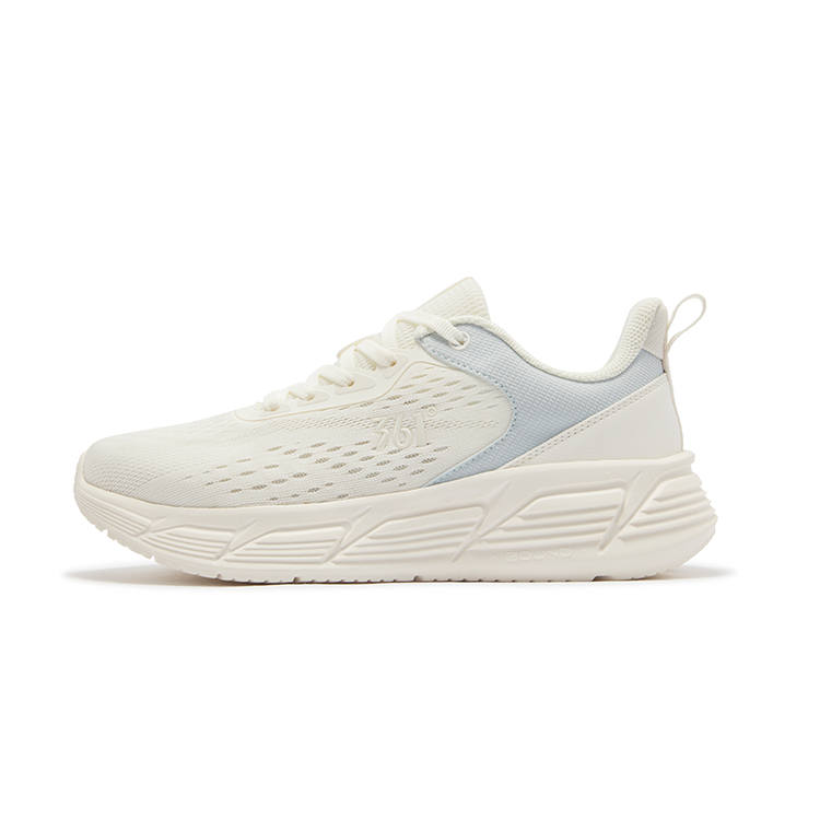 361° Slip Resistant, Abrasion Resistant, Breathable Low top Running Shoes Women's White Glass Blue