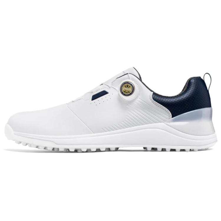 PGM Abrasion Resistant Low top Golf Shoes Men's White Blue