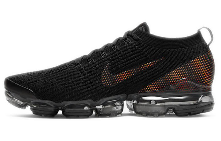 Nike Nike Air VaporMax Flyknit 3 Black Total Orange Dark Smoke Grey