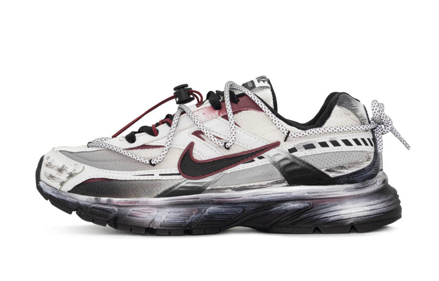 Nike Nike Initiator Breathable And Lightweight Low top Running Shoes Unisex Black White
